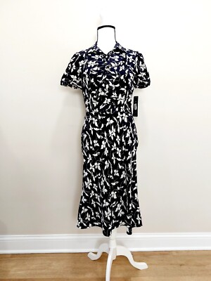 NEW$189/LAUREN RALPH LAUREN/SZ.8/100% SILK/FLORAL/MIDI DRESS/RUFFLE FRONT/LINED/ | eBay NEW$189/LAUREN RALPH LAUREN/SZ.8/100% SILK/FLORAL/MIDI DRESS/RUFFLE FRONT/LINED/ | eBay