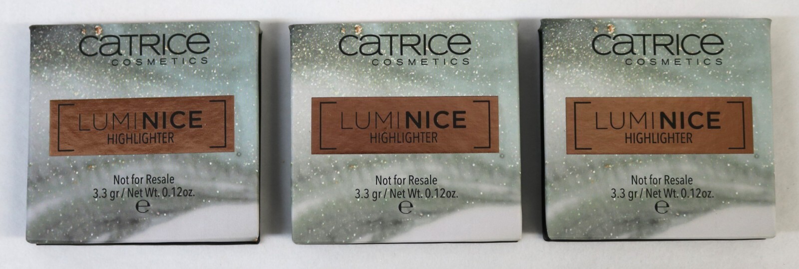 Lot of 3 CATRICE COSMETICS Luminice Highlighter in ▪ Lumi ▪ 0.12 oz NEW