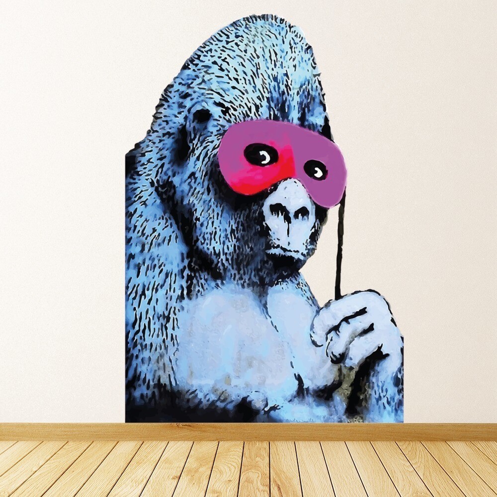 限定特殊マット額装品/バンクシー Gorilla in a Pink Mask Amazon.co.jp: 限定特殊マット額装品バンクシー Gorilla in a