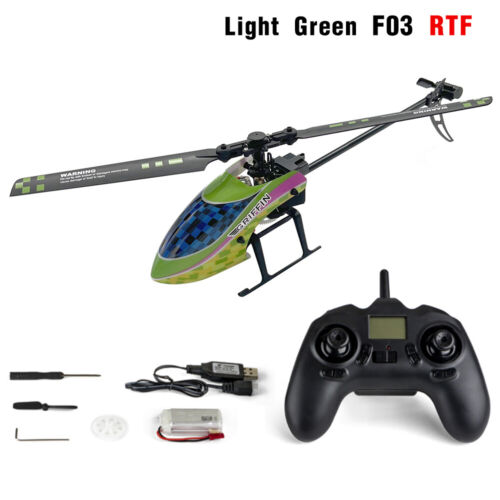 F03 RC Helicóptero 4CH 2.4G Control Remoto Helicóptero 6 Ejes Giroscopio Flybarless RTF - Imagen 23 de 23