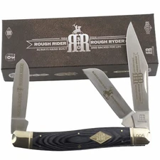 Rough Ryder 30th Anniversary Stockman Folding Knife Large 8" RR2648 Pakkawood