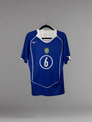Brazil R. Carlos #6 - Nike - 2004/2005 - AWAY Kit | eBay
