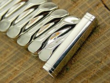 Vintage NOS Stainless Expansion 19mm Watch Band Unused Bellavance Bracelet Mens