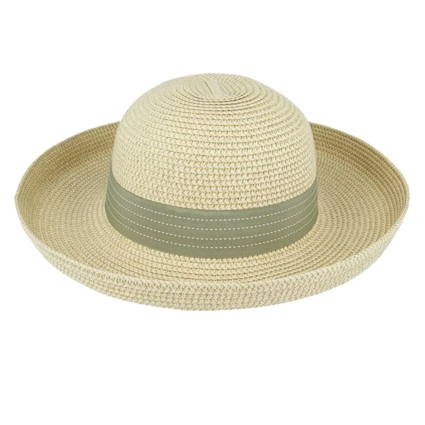Summer Hat Paper Straw Bowler – Special Edition Classic Style in Natural Holiday