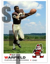 1969 STCC #264 Paul Warfield Topps Cleveland Browns Ohio State HOF Custom