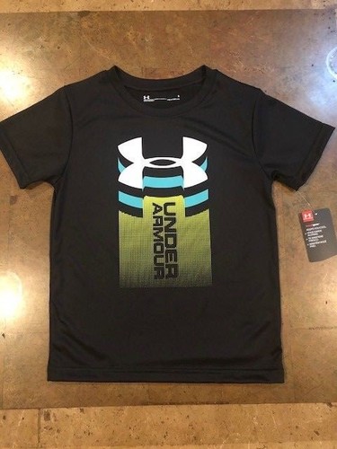 New Under Armour Boy Youth Short Sleeve Tee Heatgear Big Logo Graphic Baseball - Picture 60 of 100
