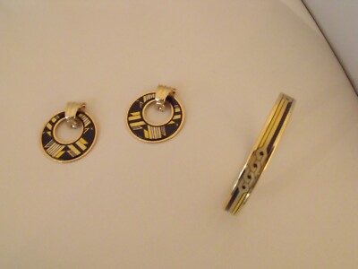 Original Frey Wille Armreif mit passendem Ohrringe  (Ohrclips) Vintage 80er  NEU