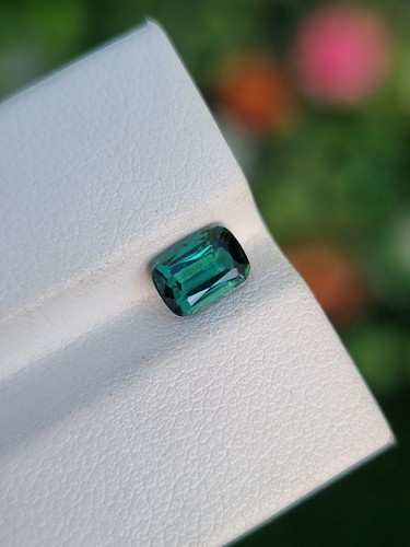 Tourmaline Stone Natural Bluish Green Untreated Loose Faceted Afghanistan - Picture 2 of 4