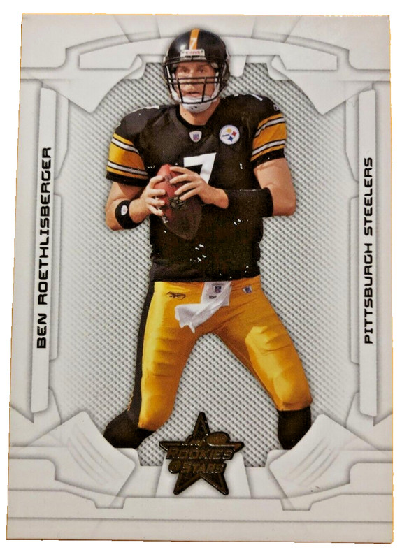 BEN ROETHLISBERGER 7 NFL Card #75 Pittsburgh Steelers #106