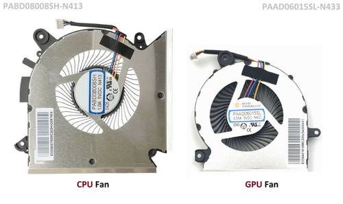 Ventola Con Dissipatore Di Calore Originale Per MSI GF65 Thin 9SEXR (MS-16W1) Per GPU/CPU, Con Pasta Termica Inclusa, Connettore 2x4 Pin