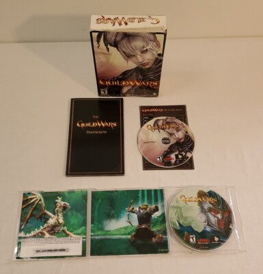 Guild Wars Game For PC CD-ROM Windows Online with Chart and Manuscripts Box