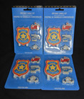 4 Pack First Responders Police Fire Fighters Cop Kids Birthday Candles