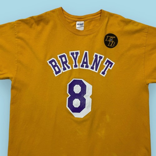 T-Shirt Kobe Bryant schwarz Mamba Tribute Herren XL KB LA Lakers 8 24 FEHLERHAFT - Bild 4 von 10
