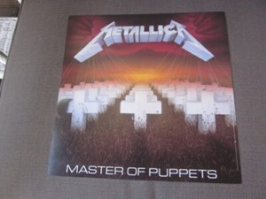 Metallica 1986 Master Of Puppets 12x12 Promo Cover Flat Poster Hetfield Burton 