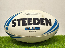 Vintage Steeden Club Size 5 Seniors Rugby Ball New Unused