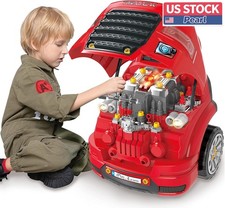 iPlay, iLearn large truck engine toy, children's mechanical maintenance set