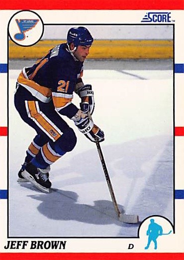1990-91 Score American #41 Jeff Brown