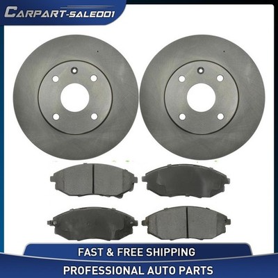 Front Disc Rotors Ceramic Brake Pads Kit for 2004-2006 2009 Chevrolet Epica 2.5L