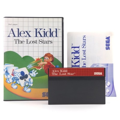 Sega Master System Spiel: Alex Kidd The Lost Stars - MS Modul OVP (PAL EUR) 1988