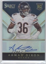 2014 Panini Select Rookie Auto Silver Prizm 74/99 Ahmad Dixon #RA-AD Auto 0c2