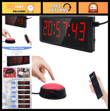 Temporizador Cronómetro Digital LED Grande con Control Remoto y Zumbador para Gimnasio Entrenamiento