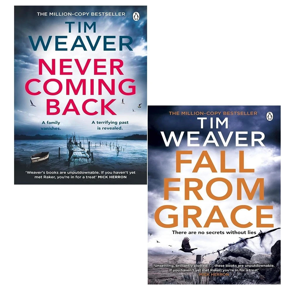 David Raker Series 2 Books Collection Set By Tim Weaver Never Coming Back