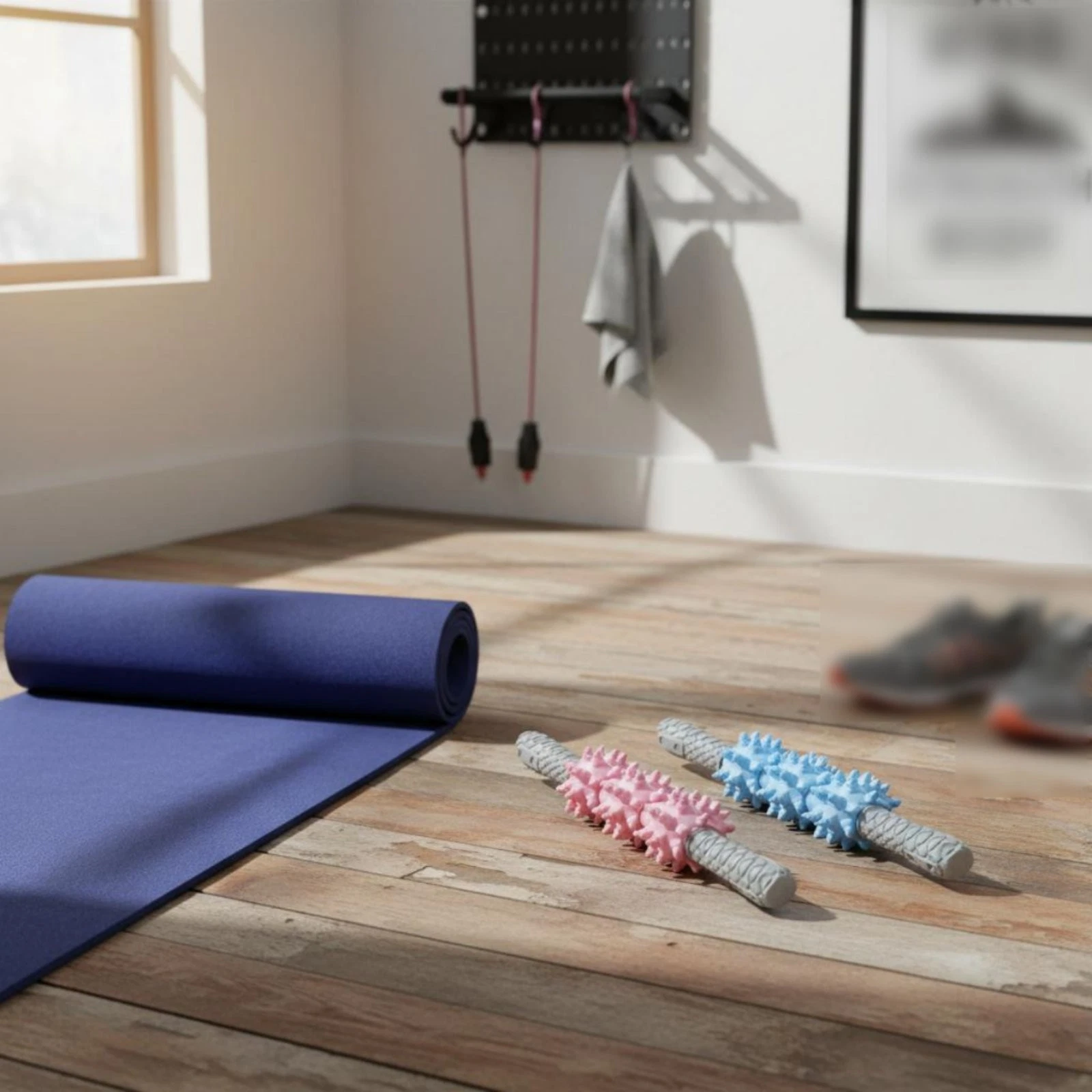 Spiky Muscle Massager Stick Discomfort Alleviation Handheld Fascia Massager
Opens in a new window or