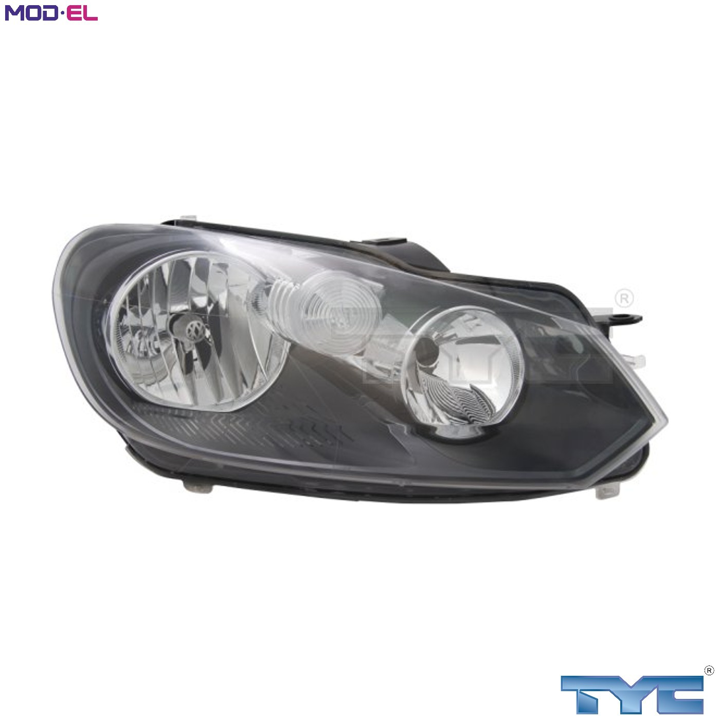 Left TYC 20-11778-05-2 Headlight for VW - Image 4