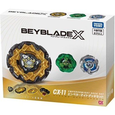 Takara Tomy Beyblade Burst CX-11 Emperor Might Deck Set Neu Japan Exklusiv