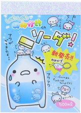Q-LIA Soda Drink Mini Memo Pad Made in Japan Heisei Retro Fancy