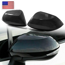 Fits 19~26 Toyota Corolla Side Door Rearview Mirror Cover Trim Cap Carbon Fiber