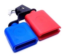 Jam Block Musical Percussion Instrument Plastic Latin Drum Instrument Red-Blue