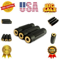 3.5mm Stereo Jack to 3.5mm Stereo Jack Female to Female Adapter Connector Gol...