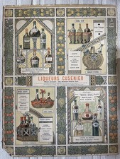 ANCIENNE PUBLICITÉ - LIQUEURS CUSENIER (1891-1892) -