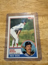 Topps 1983 Wade Boggs #498 Boston Red Sox Rookie Baseball Card Base Set
