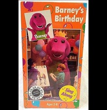 Barney & Friends VHS Birthday Sing Along New Vintage 90s TV Show Backyard Gang