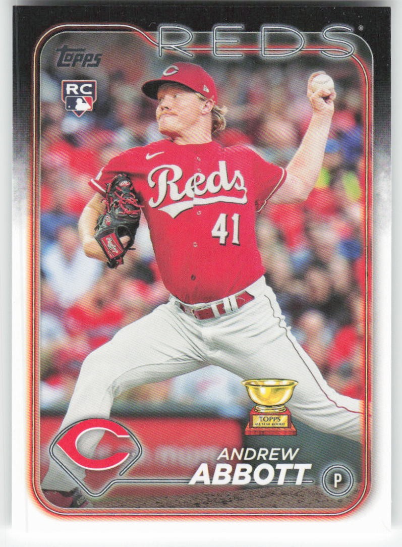 2024 Topps #214 Andrew Abbott RC Cincinnati Reds Rookie