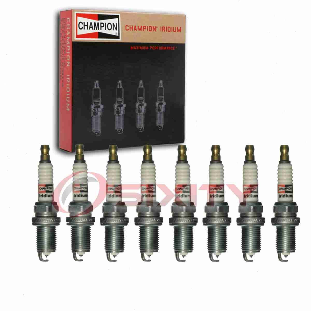 8 pc Champion Iridium Spark Plugs for 2011-2015 Audi R8 4.2L V8 Ignition yd