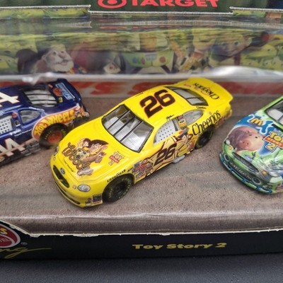 Hot Wheels 2000 Toy Story 2 NASCAR 3 Car Set Target Disney 1 64