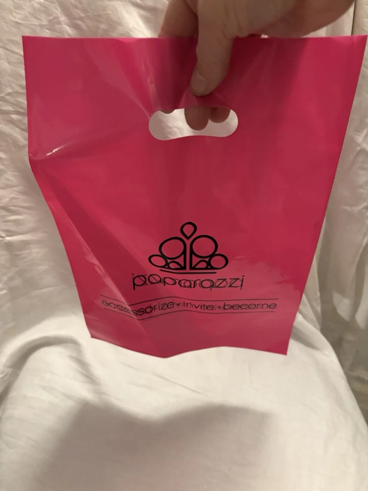 Nuevas bolsas de venta Paparazzi rosa 163 unidades 9"x12" con asa SKU HW8 Foto 2 de 2