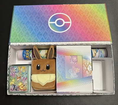Prismatic SPC! Deckbox, Sleeves, Playmat, Eevee Pouch, Promo Holder NO PACKS