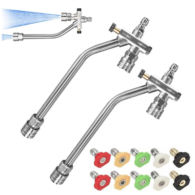 #ad 1 2Pcs Foam Cannon Dual Connector Pressure Washer Foam Blaster 1 4quot; Lance Nozzle $29.98