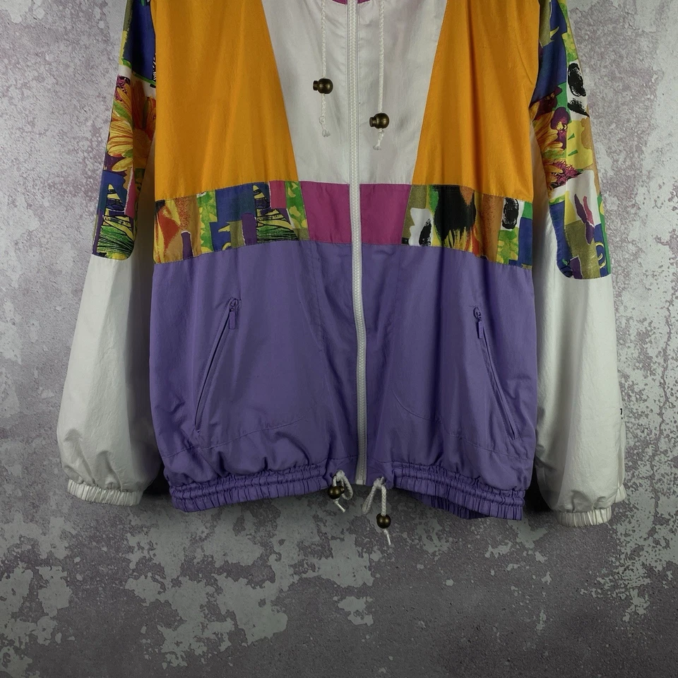 Vintage 90s Adidas Jacket Y2K Streetwear Long Sleeve Men’s Sports Size L - Image 3 of 4