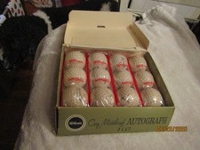 Vintage Wilson Cary Middlecoff Autograph Golf Ball Box of 12 Balls 4 Sleeves NOS