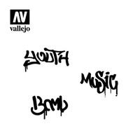 Vallejo ST-LET003 Street Art Num. 1 125 X 125 Mm Lettering & Signs A (Us Import)
