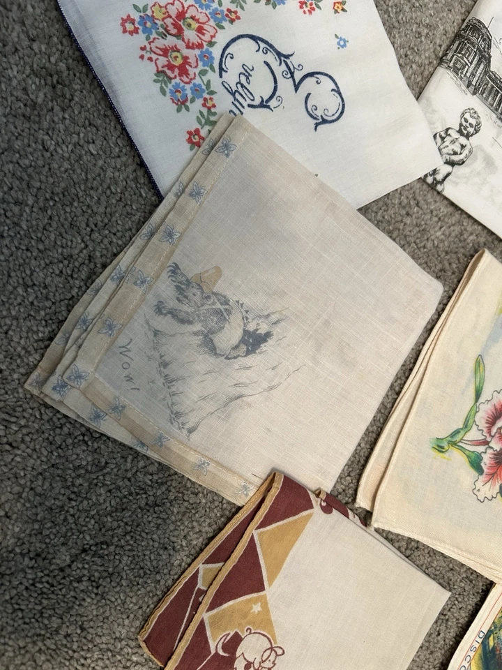 12 Pañuelos Vintage GLOBAL SOUVENIR + 3 Extra Foto 4 de 4