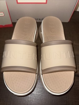HUNTER GENEVA3 LIGHT NATURAL SLIDES SIZE 11. NEW