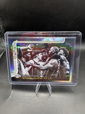 #ad #ad 2025 26 Topps Black Friday Showtime In LA Blackout Parallel #293 Lakers $1.99