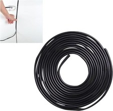 5M Car Door Edge Guard Protector, No-Glue Auto Trim Protector 16Ft Black