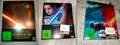 Star Wars - Teil 7, 8 + 9 - Blu-ray - Steelbook - LESEN